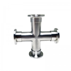 Leading Manufacturer for Cf Feedthrough -
 Stainless Steel 304 Vacuum KF 4-Way Crosses – Super Q