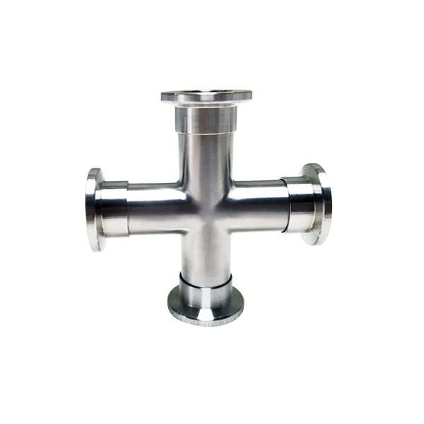 Stainless Steel 304 Vacuum KF 4-Way Crosses